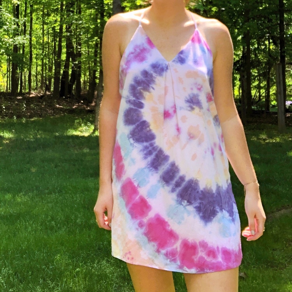 Alice + Olivia custom tie dye dress size S